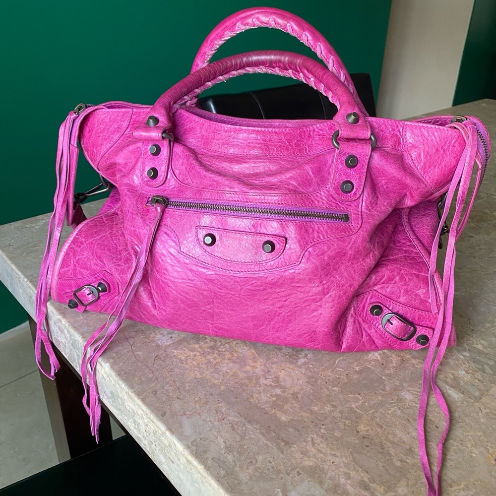 Balenciaga City Bag Vintage Pink